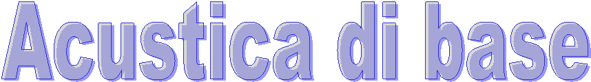 Acustica di base